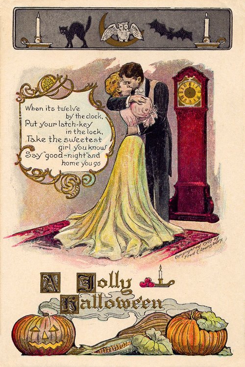 Vintage Jolly Halloween Greeting Card | Edwardian Era