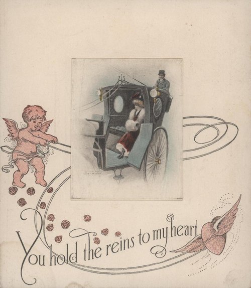 Victorian Love Card: You Hold the Reins to My Heart