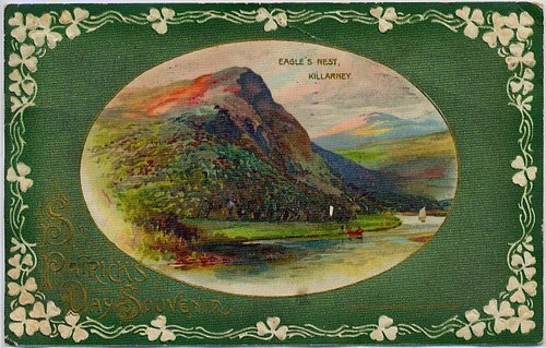 Victorian Eagle's Nest Killarney Mountain Scene Greeting Card